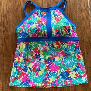Lands end swim suit top